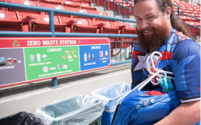 Recycleman retires from Spokane Indians games but his sustainability stamp remains