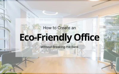 How to make your office more eco-friendly?